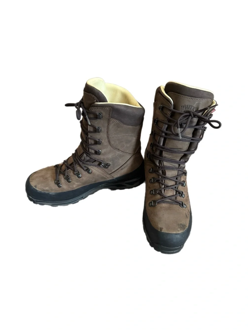 Men's “Whites Boots” Brown Leather Lace-Up Boots size 10.5